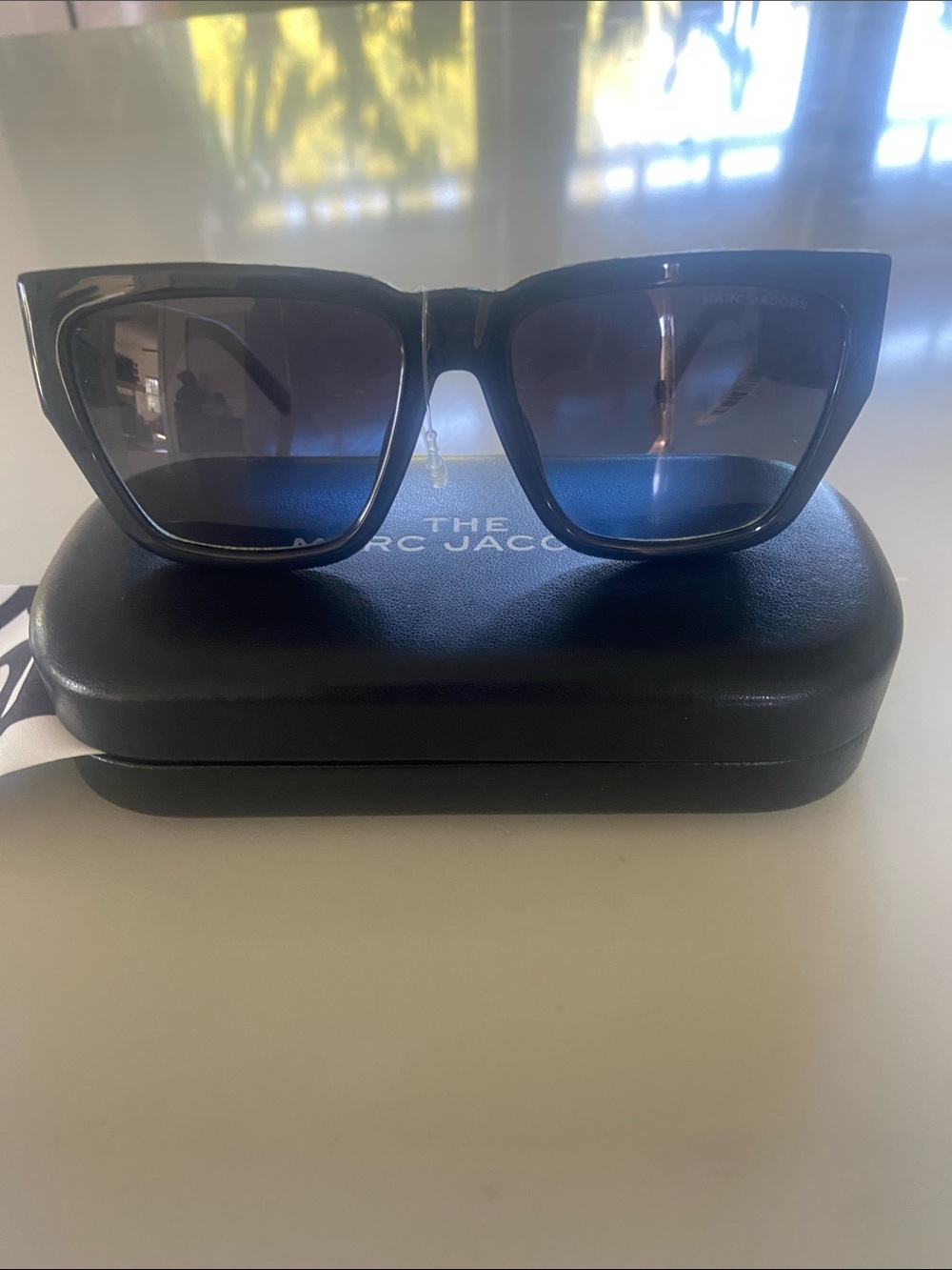 Marc Jacobs Black Square Sunglasses